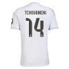 Camisola Real Madrid Tchouameni 14 Homen Equipamento 1ª 2025-26